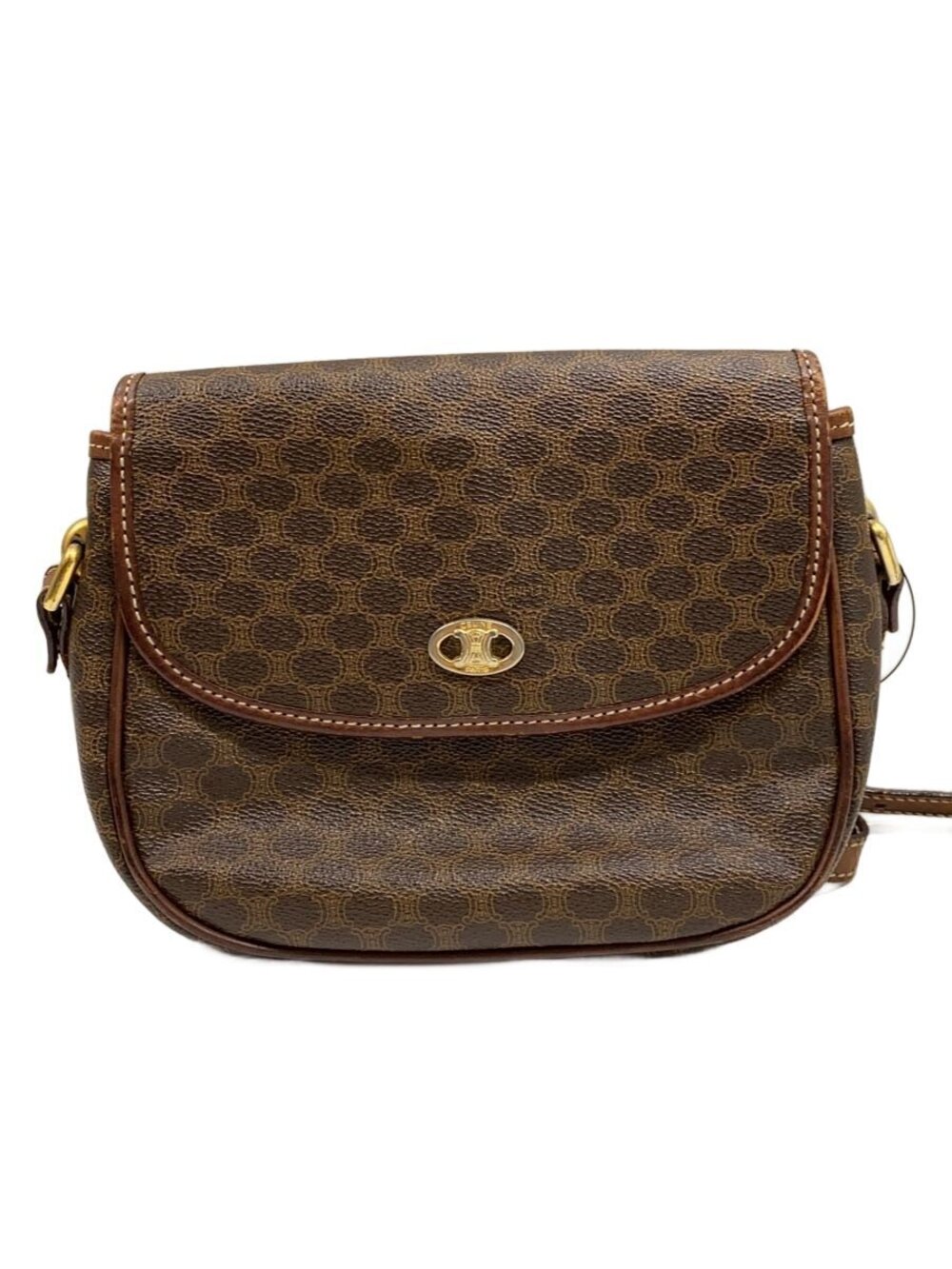 Celine Macadam Bag Brown All over